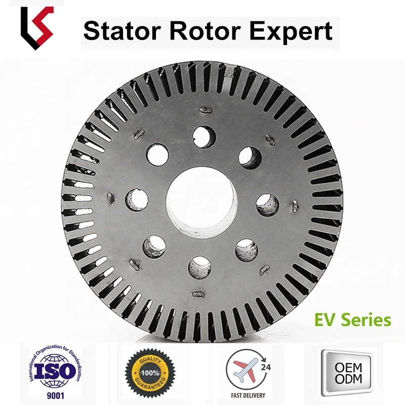 Brushless continous winding external/internal magnet rotor stator OD 145 ID 99 slots 72  stator and rotor stacks