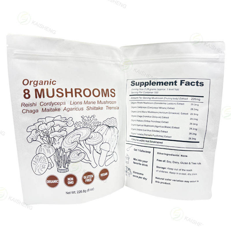 8 OZ 8 in 1 Mushroom Blend Powder Water Soluble Organic Mushroom Extract mushroom supplents supplements