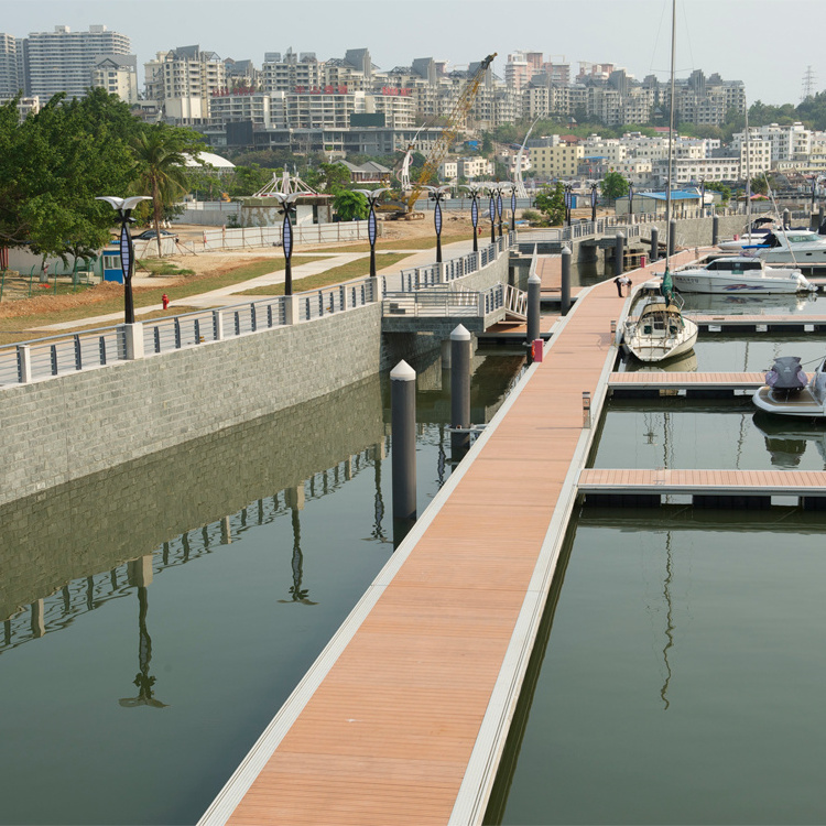 Pontoon Floating Platform Pier Marina Engineering Design Pontoon Aluminum Floating Dock