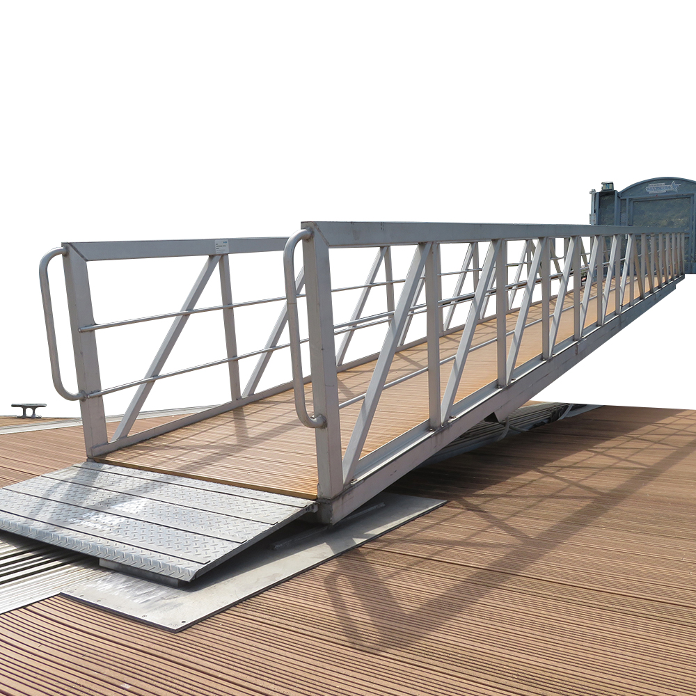 Floating Dock Platform Boats Marina Walkway Floaters  Docks Jetty Aluminum Handrail Bridge Floating Pontoon