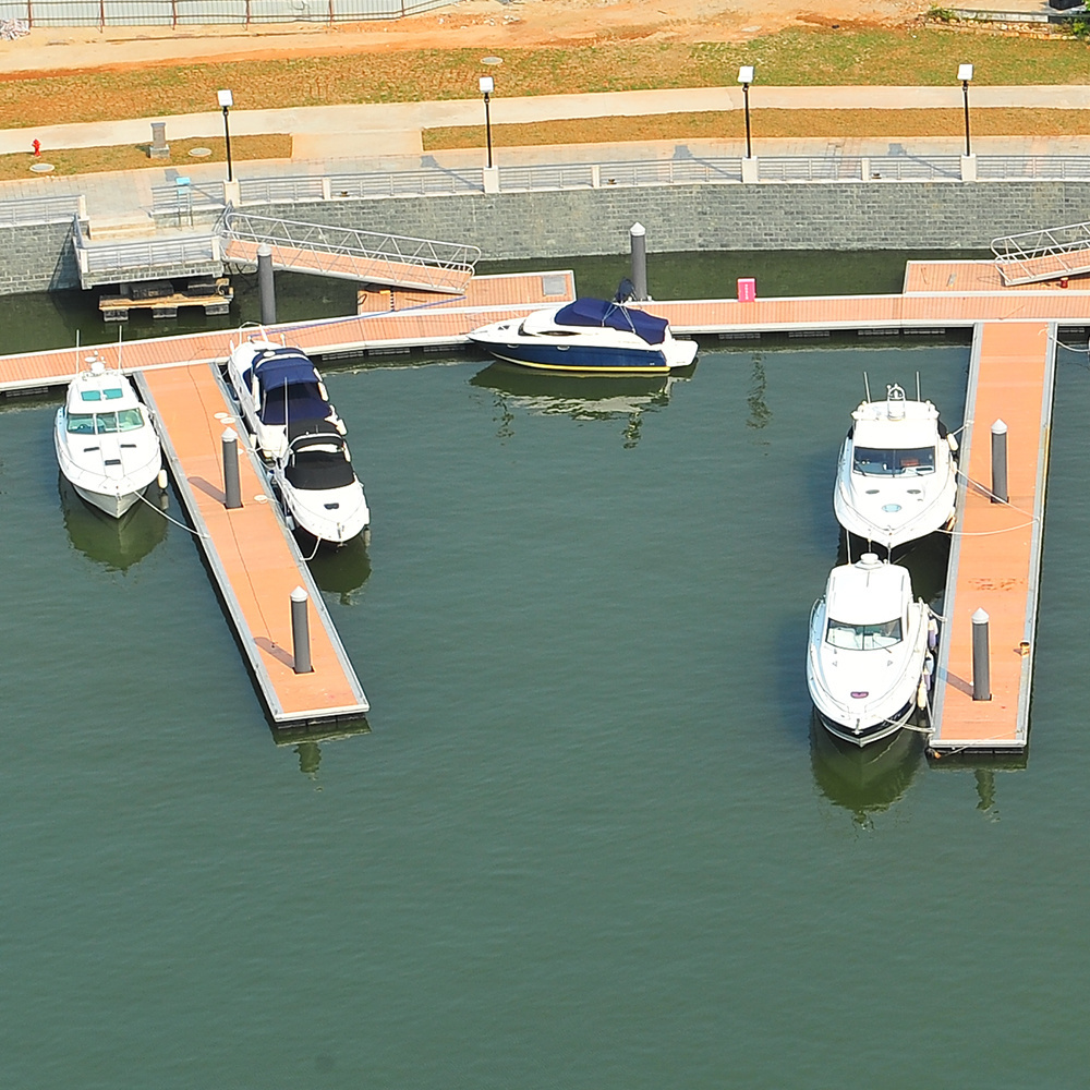 Advanced Floating Marina Dock Platforms & Jetty Floaters Reliable Aluminum Handrails Perfect for Floating Pontoon Boat Bridges