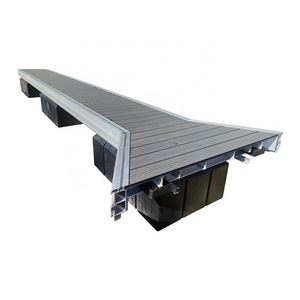 Floating Dock Manufacturer Marine Aluminum Floating Pontoon Walkway Plastic Boat Floating Dock Bridge