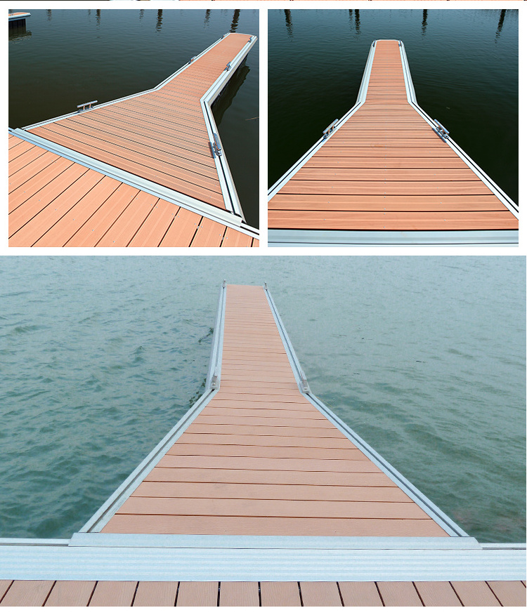 Pontoon Floating Platform Pier Marina Engineering Design Pontoon Aluminum Floating Dock