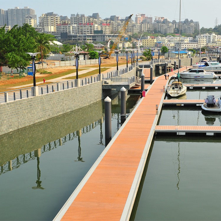 Popular Floating Dock Jetty floating marine jetty High-quality Pontoon Berth Pier Wharf Float Bridge Cubes Wharf