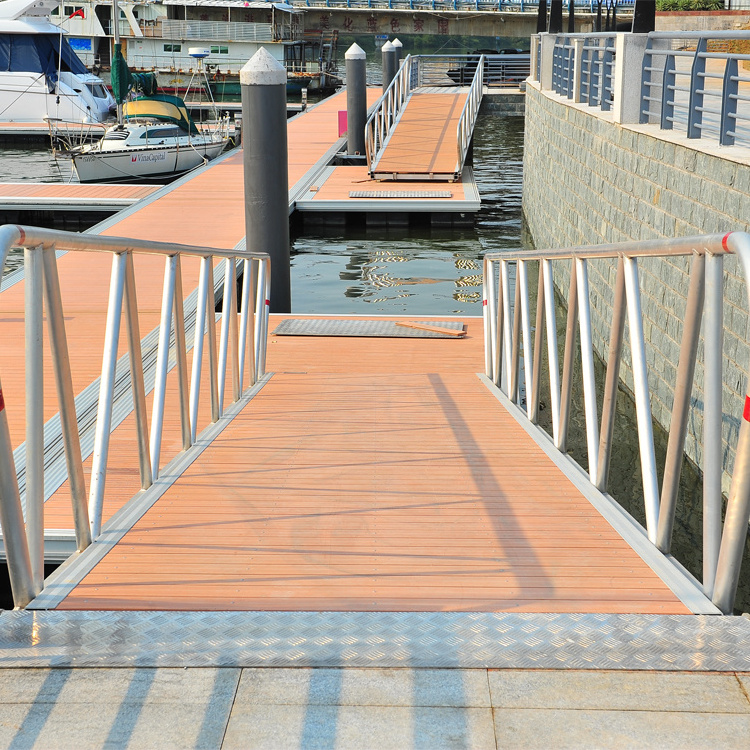 Pontoon Floating Platform Pier Marina Engineering Design Pontoon Aluminum Floating Dock