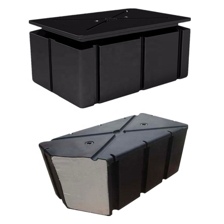 HDPE Floating Dock EPS Foam Inside LLDPE Plastic Cubes Floating Pontoon Float