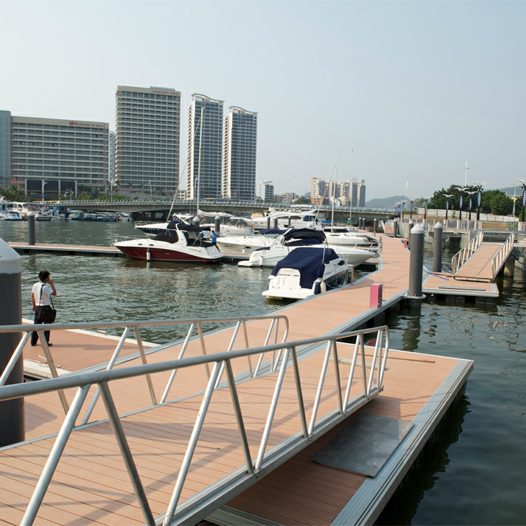 Floating Dock Jetty Marina Engineering Design Tourist Dock Cruise Ships Passenger Transportation Corridors Pontoon Yacht Wharf