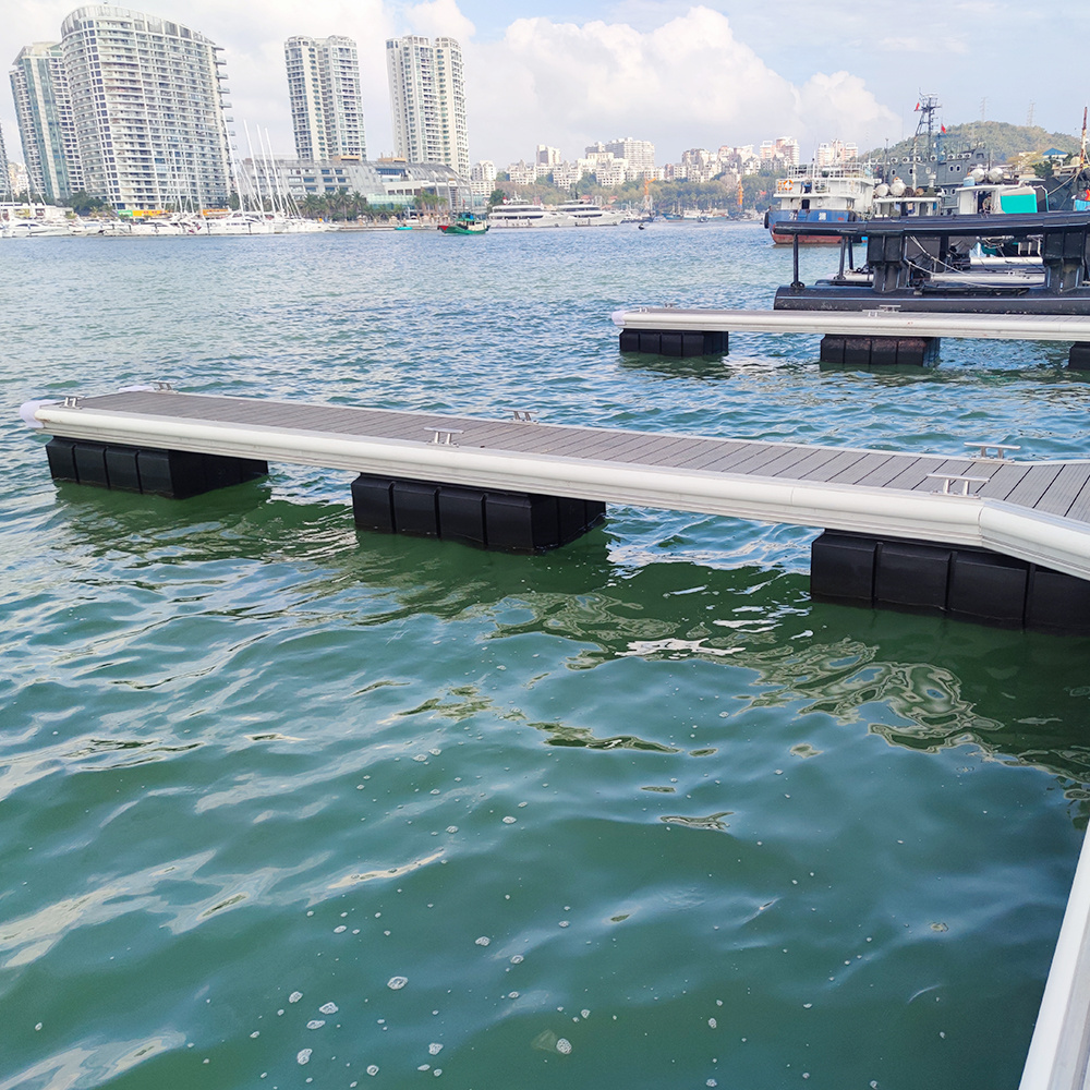 Floating Dock Manufacturer Marine Aluminum Floating Pontoon Walkway Plastic Boat Floating Dock Bridge