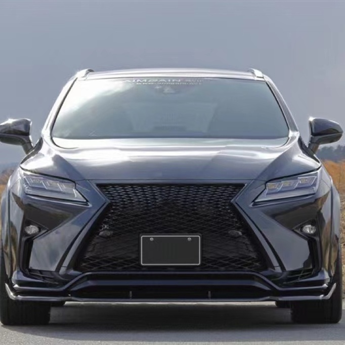 AIM style carbon fiber body kit front bumper headlight top quality automotive body kit for lexus rx