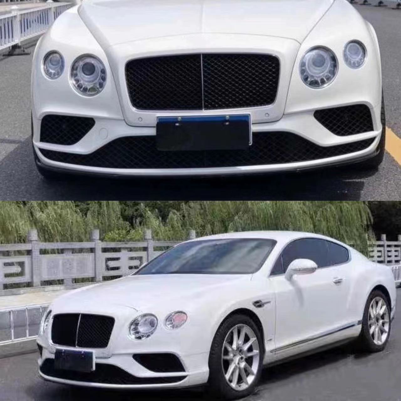 For 2012-2015 Year Bentley Continental GT Upgrade To 2018 Body Kit Front Rear Bumper Grills Fenders