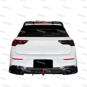 High Quality Body Kit Carbon Fiber Rear Diffuser Rear Lip For VW Golf 8 Gti