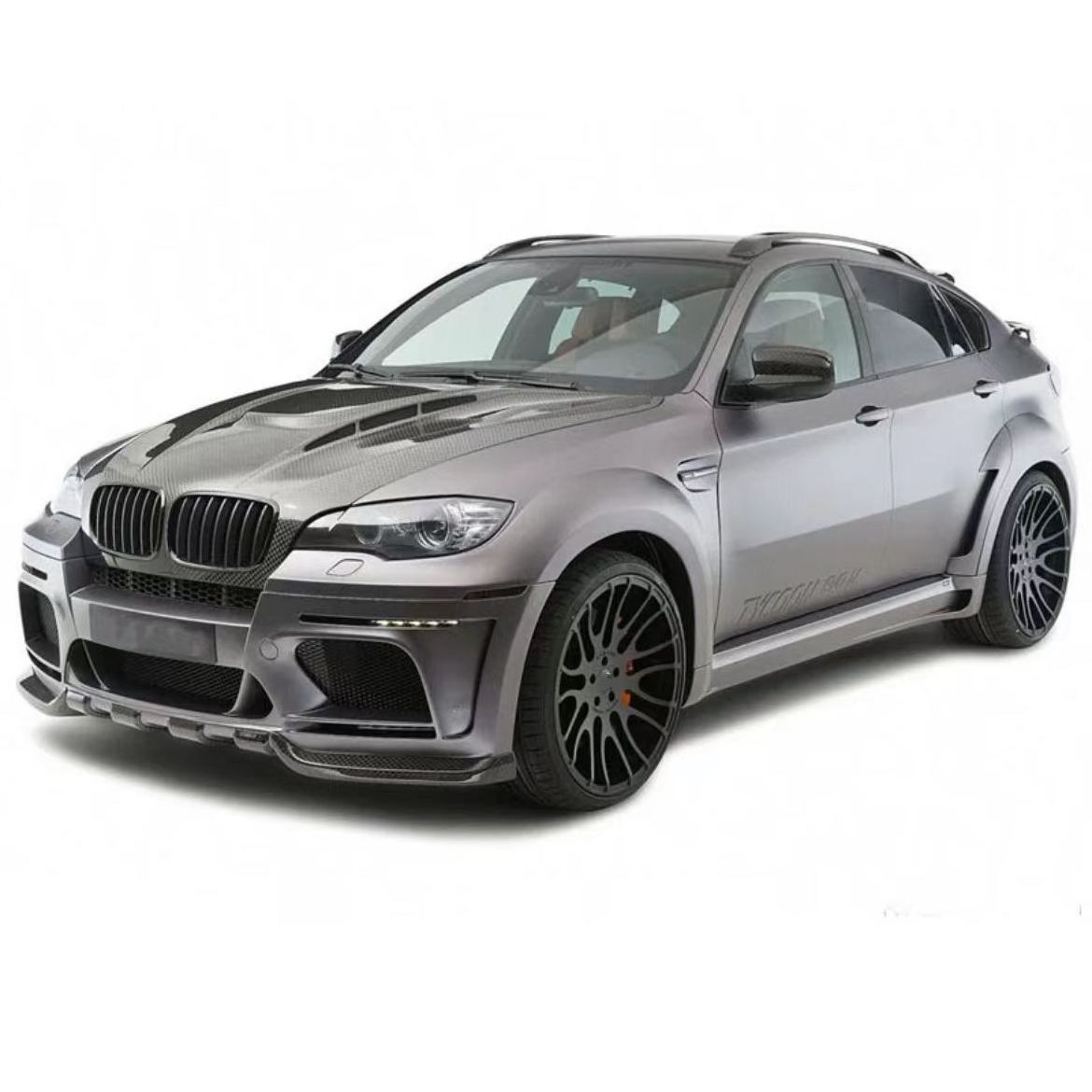 HM Style Body Kit For BMW X6 E71 FRP ront Bumper Rear Bumper Side Skirt Spoiler Fenders