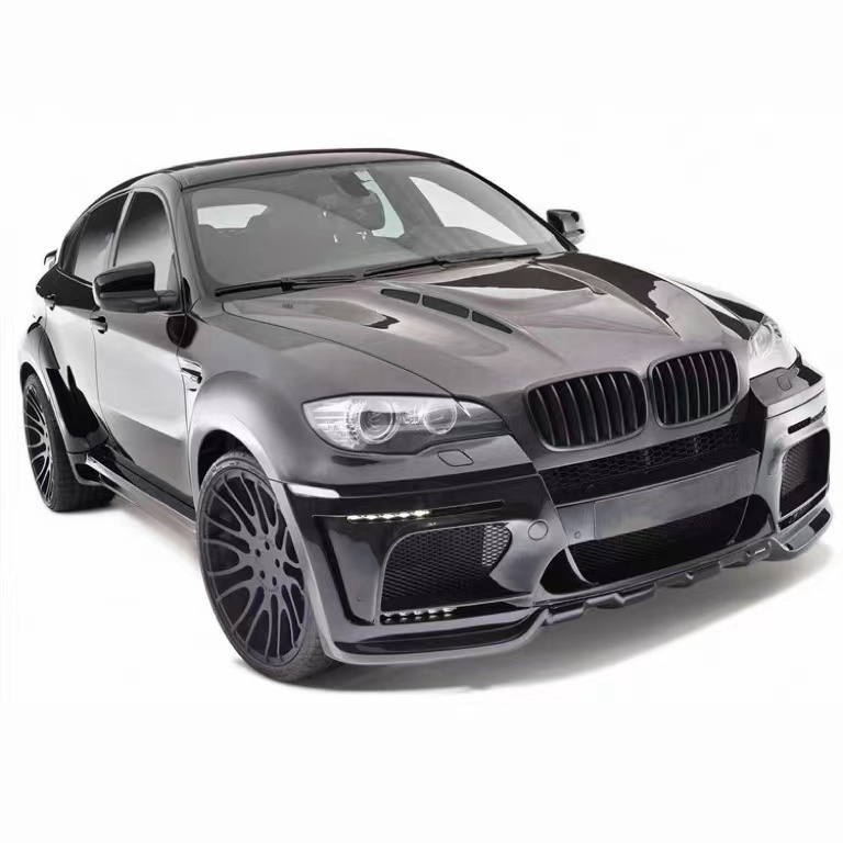 HM Style Body Kit For BMW X6 E71 FRP ront Bumper Rear Bumper Side Skirt Spoiler Fenders