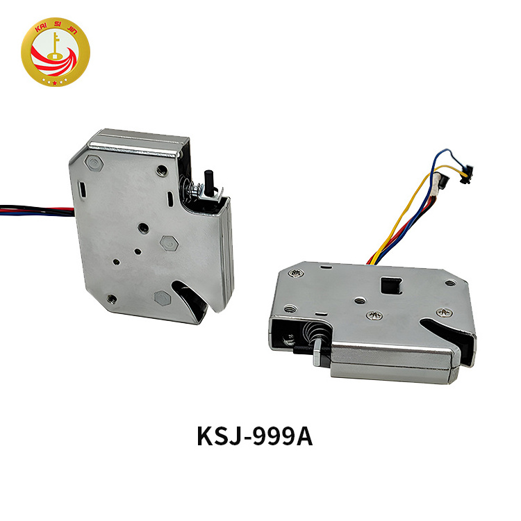 KSJ Hot selling  Electronic hidden wireless Solenoid lock Electronic Rotary Latch Metal Locker Cabinet Door Lock