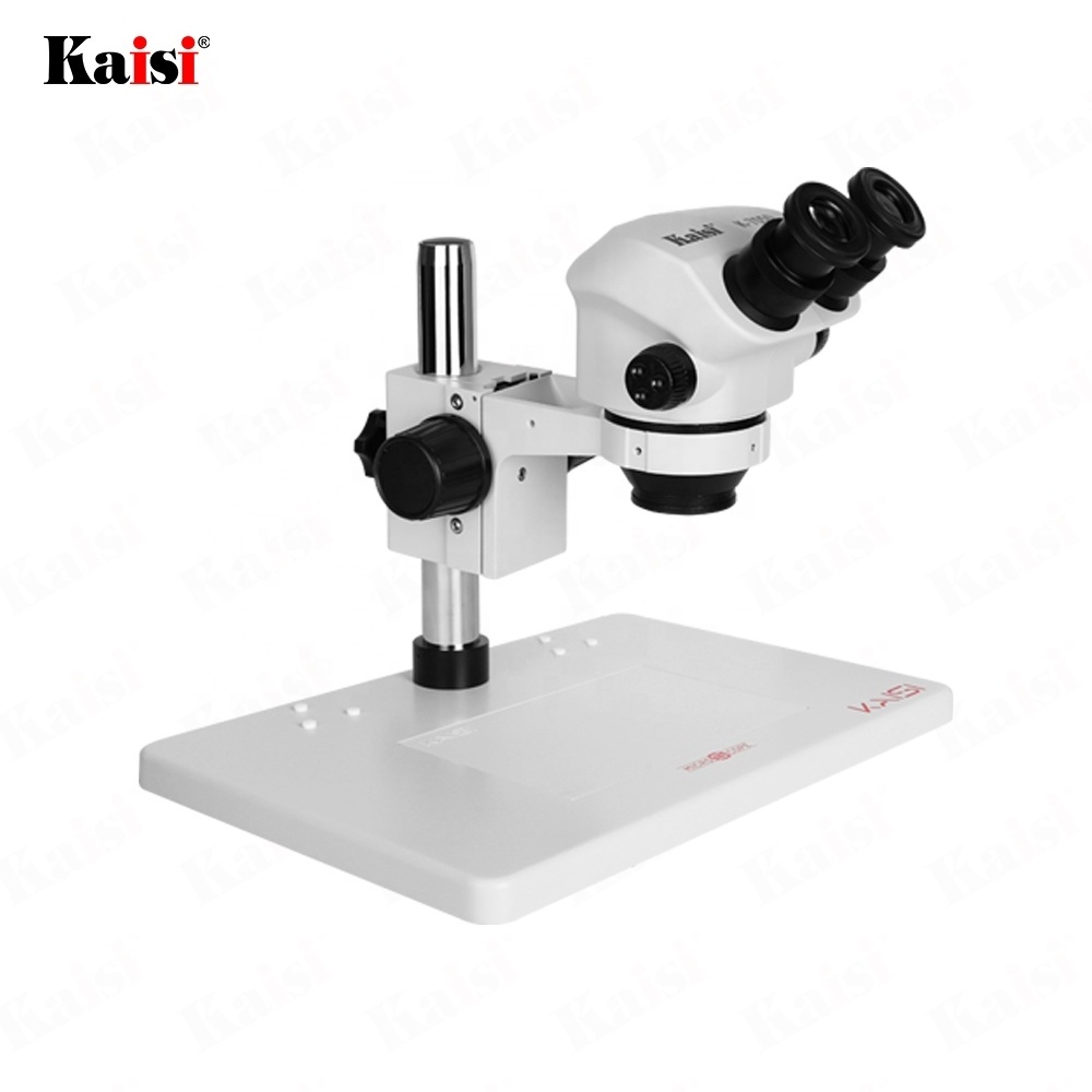 Hot Sale Kaisi 7050Plus 6 Gears Accurately Lock 7-50X  Zoom Electronic Repair Binoculaire Microscope