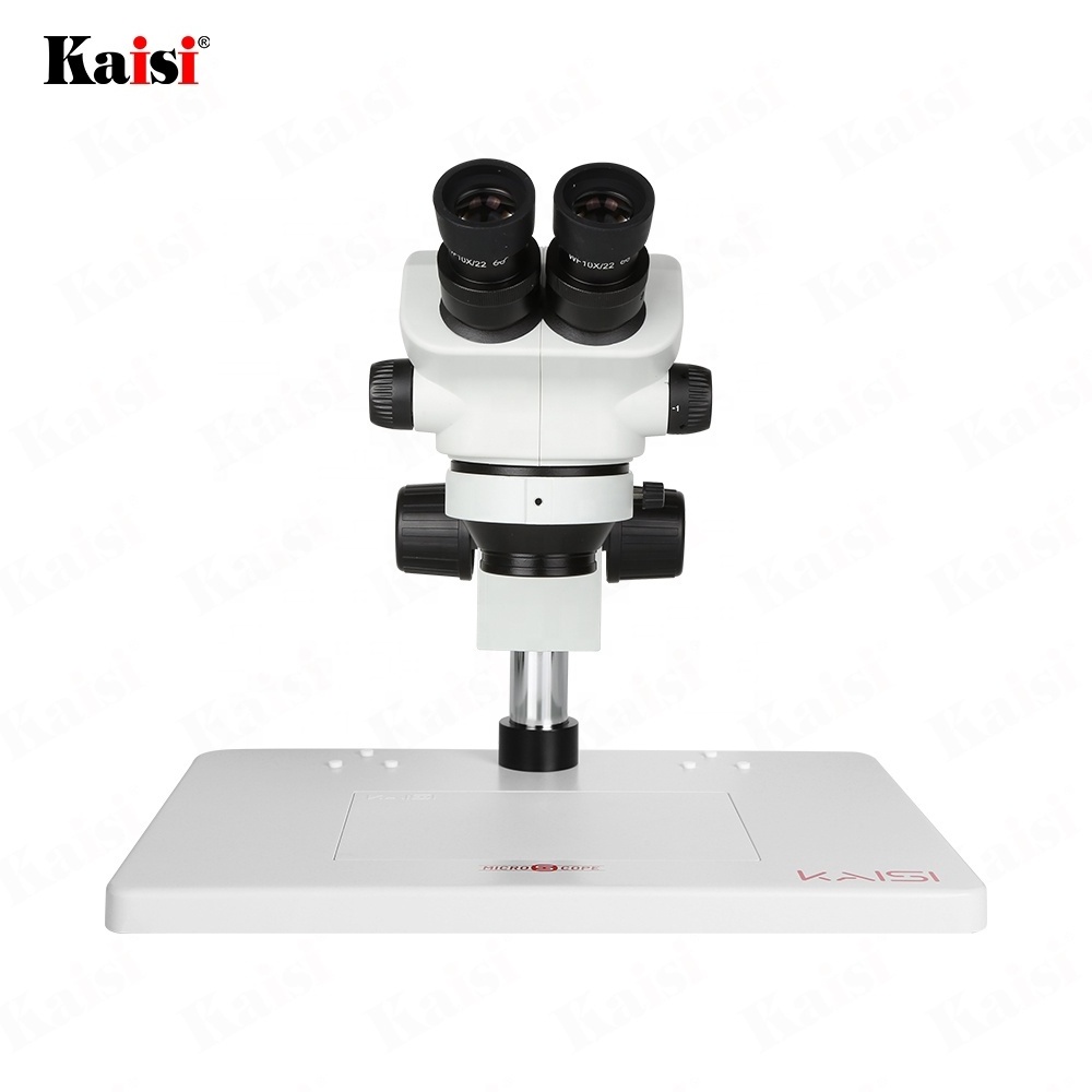 Hot Sale Kaisi 7050Plus 6 Gears Accurately Lock 7-50X  Zoom Electronic Repair Binoculaire Microscope