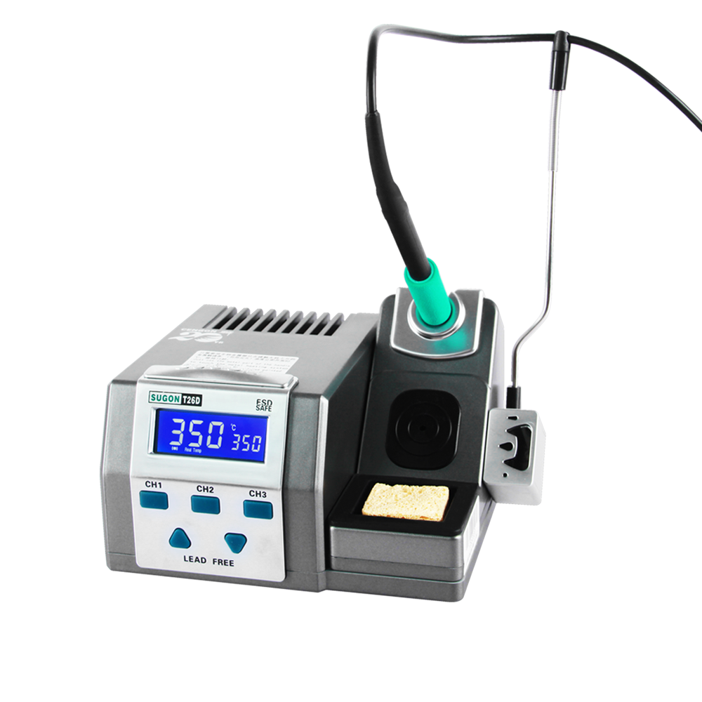 SUGON T26D Welding Table 220V 110V Rework Station Cellphone Repair Tools Hot Air Soldering Station