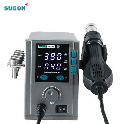 Factory Direct SUGON 2020D Bga Rework Station Mini Heat Air Gun Desoldering Station Mobile Phone Laptop Repair Hot Air Station