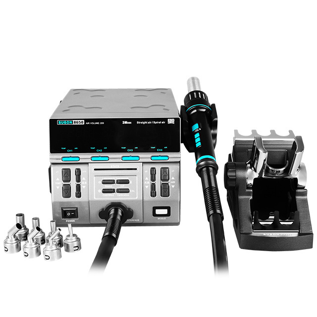 SUGON 8650 Professional Version Soldering Rework Station Hot Air Gun Rework Station SUGON 8650 Heat Gun