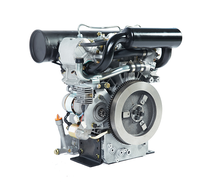 KAIST Water Cooled 2 Cylinder 18 hp V Twin Diesel Engine