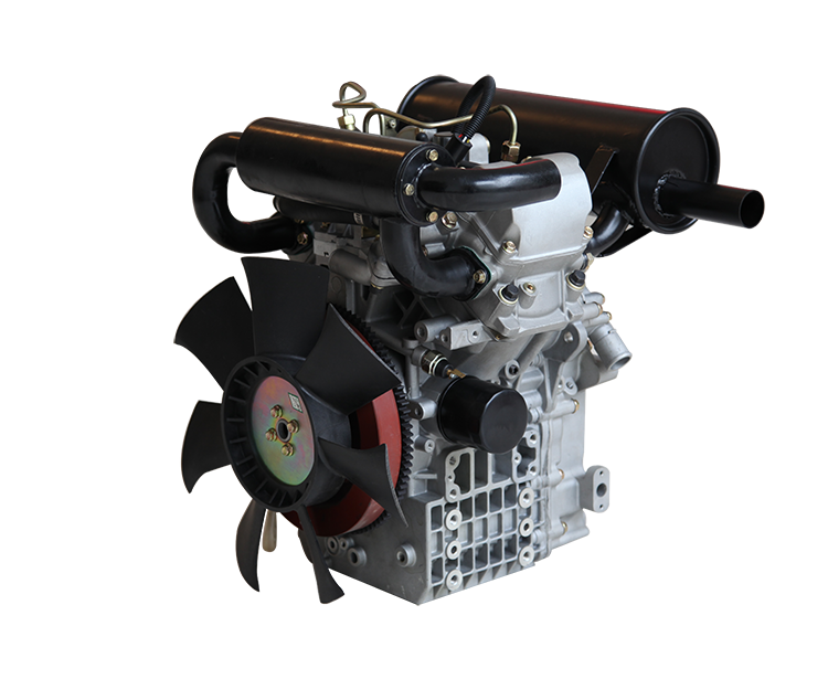 16 HP MACHINE DIESEL ENGINE 2 CYLINDER-2V80