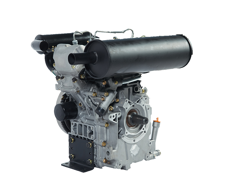 KAIST Water Cooled 2 Cylinder 18 hp V Twin Diesel Engine