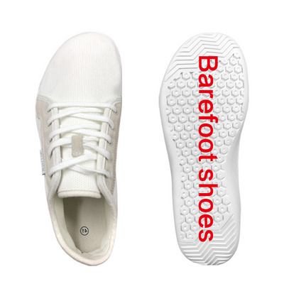 High quality women's barefoot sneakers Factory Price White wide toe box protection casual shoes Custom barefoot shoes men