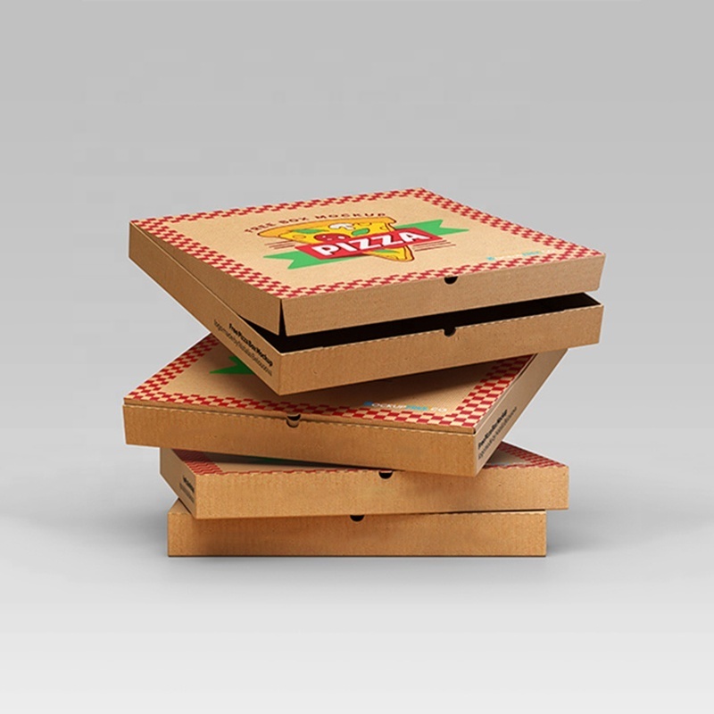 Wholesale high quality factory custom pizza box in stock square pizza box