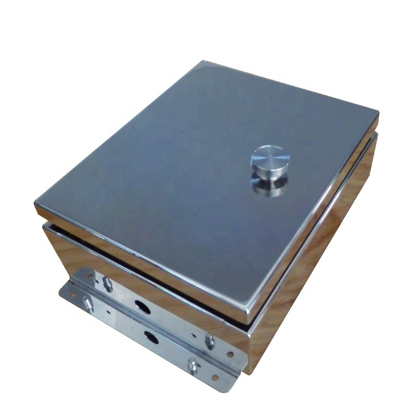 Stainless steel electrical distribution control panel board Wall Mounting electric supplies metal box