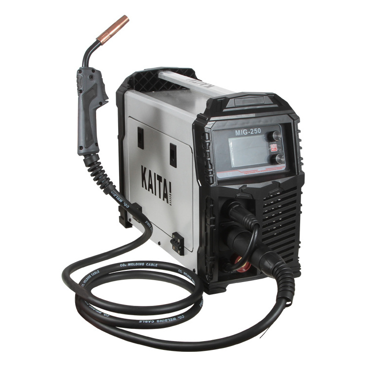 Double Pulse 110 220V Dual Volt ARC MMA MIG Double Pulse 5 in 1 Multifunction  Aluminum Steel MIG Welder MCU MIG-250