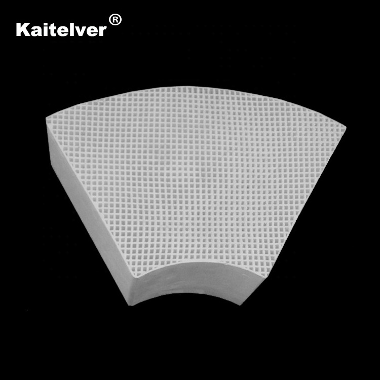 Honeycomb ceramic heat exchanger regenerator alumina porcelain/cordierite heat sink media