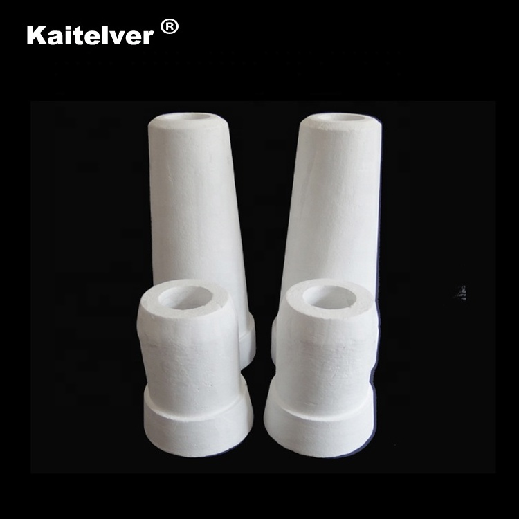 Aluminum casting ceramic sleeve and flow tube used in continuous aluminium casting