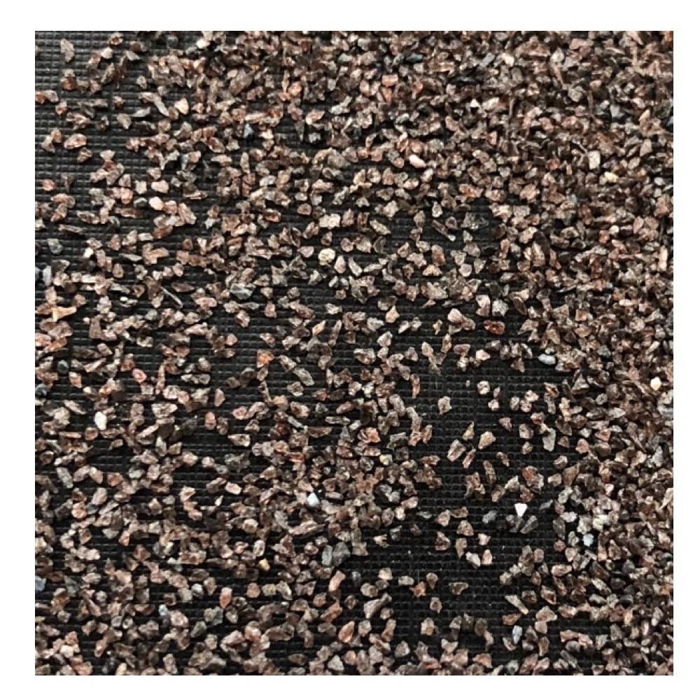 Blast media black aluminium oxide for sand blasting