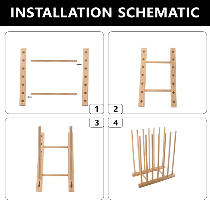 10.7 D x 18.9 W x 23.7 H Canvas Drying Boards Panel Frame Drawing Printed Matter Artwork Wood Art Storage Rack