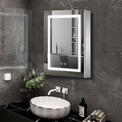 Modern Medicine  smart wall mirror with Motion Sensor Switch  mirror cabinet for bathroom  Bathroom Mirror led Cabinet