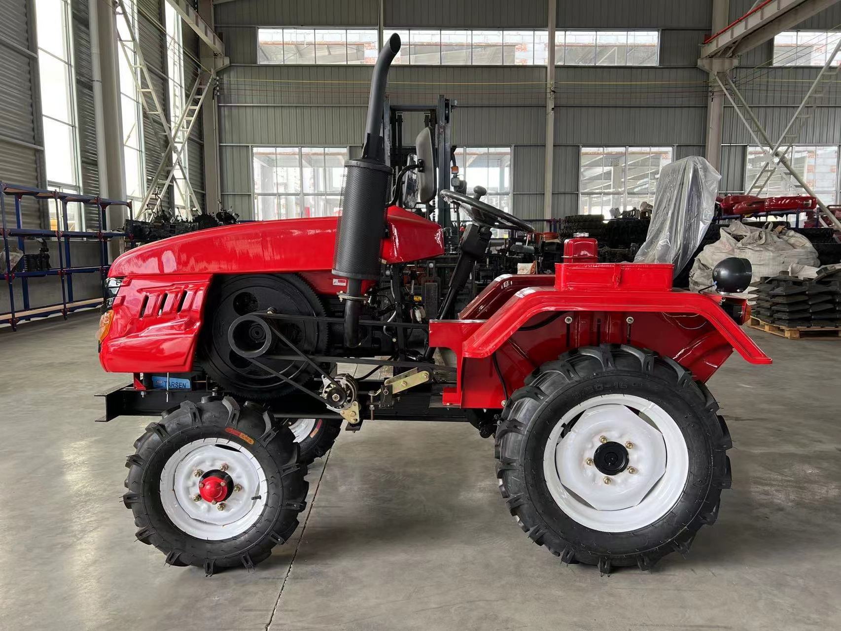 China Factory Hot selling 25hp wheel tractor 25 horse power engine for cheap agricultural tractor