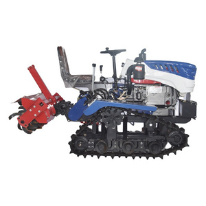 35Hp Crawler Tractor Farm Orchard Paddy Field/mini Tractor With Rotary Tiller Plow Various Agricultural Machinery