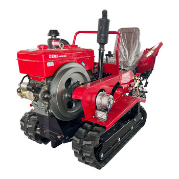 New Designed 4x4 Drive Mini Tractor With Multifunc 25 Hp Water Morning Shoes With a Rotary Cultivator