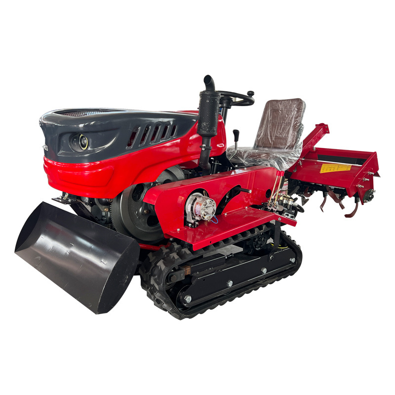 35HP Agricultural Rubber Track Tractors Chinese Small Farm Garden Mini Crawler Tractor for Hot Sale