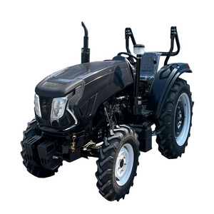 High Efficiency Agriculture Trencher 90Hp Mini Wheeled Tractor Garden Tractor With Front Loader Crawler/wheel Tractor