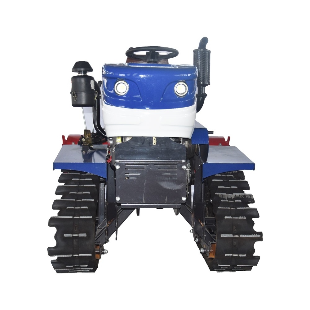 35Hp Crawler Tractor Farm Orchard Paddy Field/mini Tractor With Rotary Tiller Plow Various Agricultural Machinery