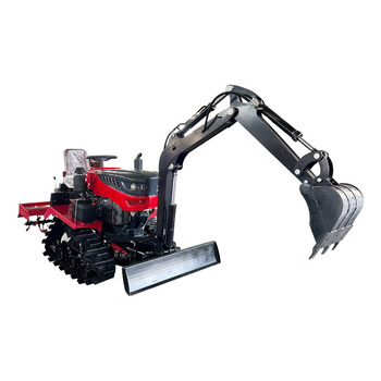 Professional Manufacture Supply Rotary Tiller Small Tractor 4x4 Mini Farm 2wd 25 Hp Sitting Track Rotary Cultivator