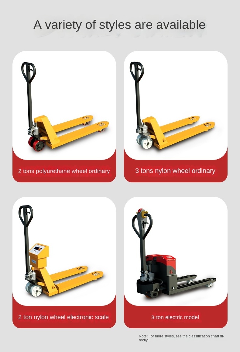 HOT SALE  Hand pallet truck mini manual forklift pallet jack for warehouse