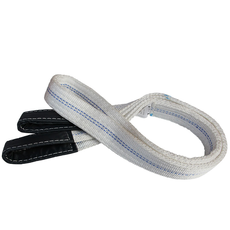 2 TON heavy duty lifting slings belt industrial white sling for crane webbing working lifting belt