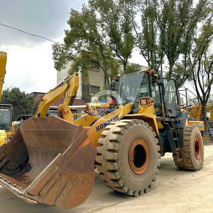 Construction equipment second hand hydraulic loader 24 ton cat966 liugong 856H  loaders KOMATSU WA470 used tyre loaders