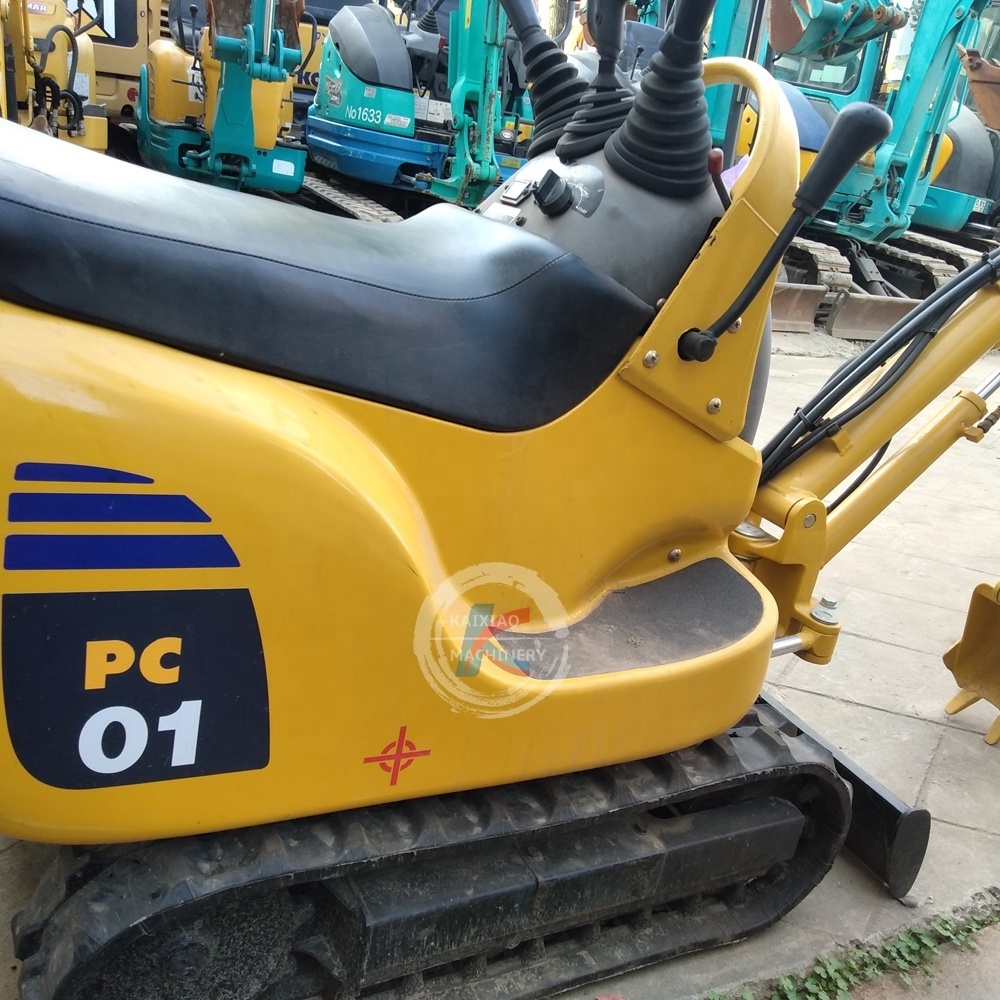 Mini second-hand  Excavators Machine crawler Digger Komatsu PC01 300kg hydraulic excavator used Excavator