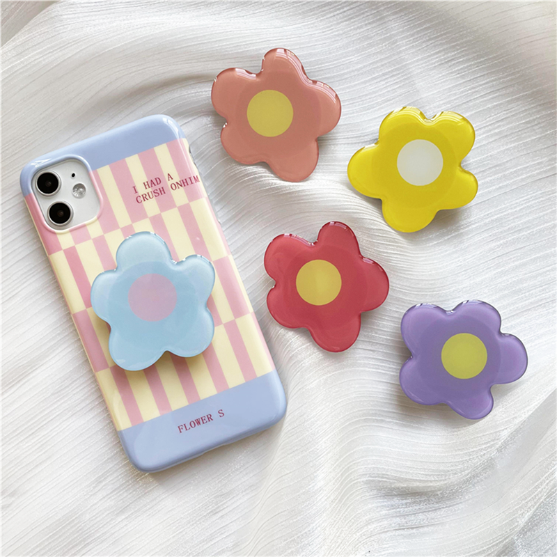 Wholesale custom anime game charm acrylic mobile phone grip custom LOGO promotional cell phone holder