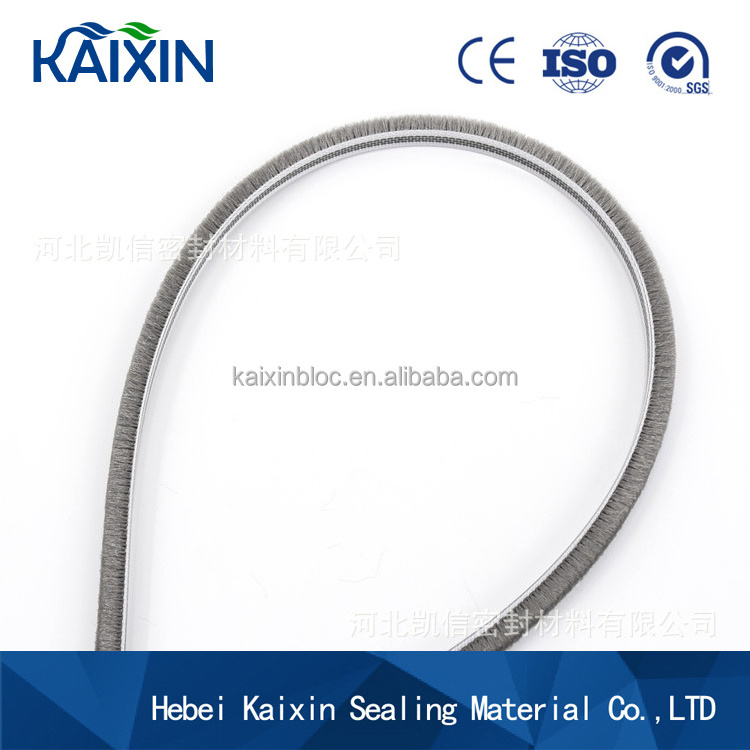 Silicon Wool pile weatherstripping sliding window & door weather seal strip