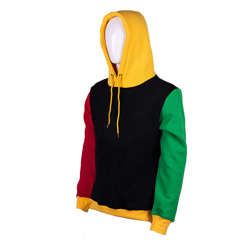 Winter color block Hooded hoody Wholesale Custom Men's Oversized Sweatshirt Fleece Private Label Hoodies