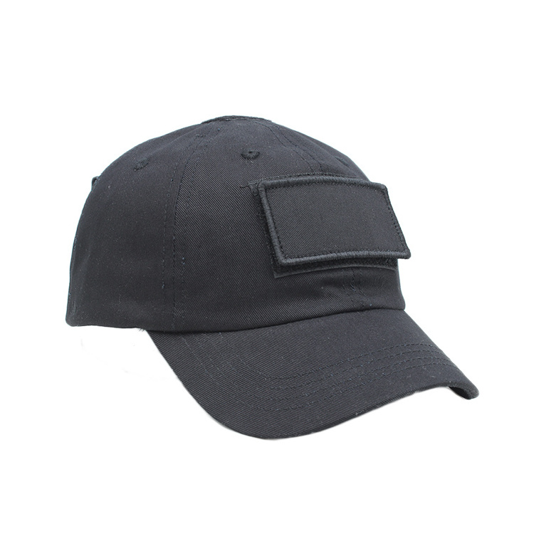 custom black tactical baseball cap hat